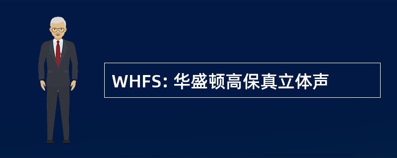 WHFS: 华盛顿高保真立体声