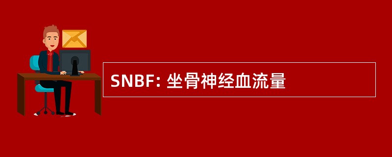 SNBF: 坐骨神经血流量