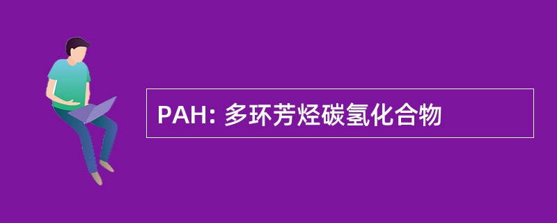 PAH: 多环芳烃碳氢化合物