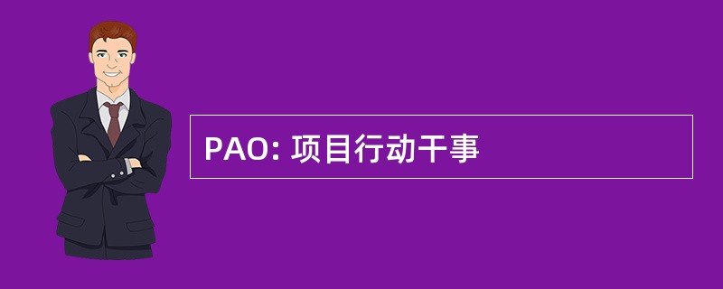 PAO: 项目行动干事