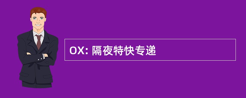 OX: 隔夜特快专递