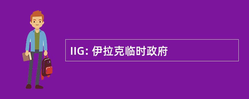 IIG: 伊拉克临时政府