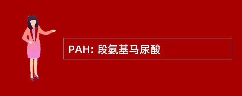 PAH: 段氨基马尿酸