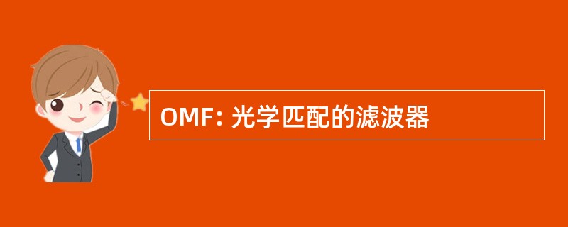 OMF: 光学匹配的滤波器