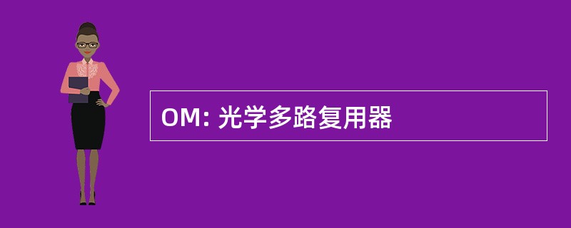 OM: 光学多路复用器