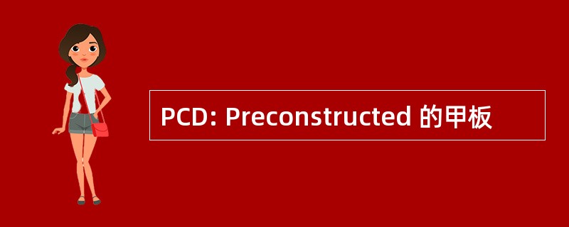 PCD: Preconstructed 的甲板