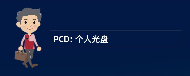 PCD: 个人光盘