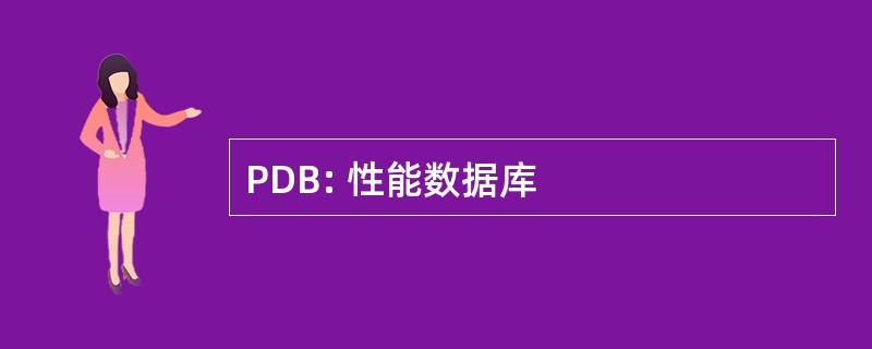 PDB: 性能数据库