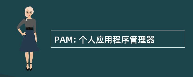 PAM: 个人应用程序管理器