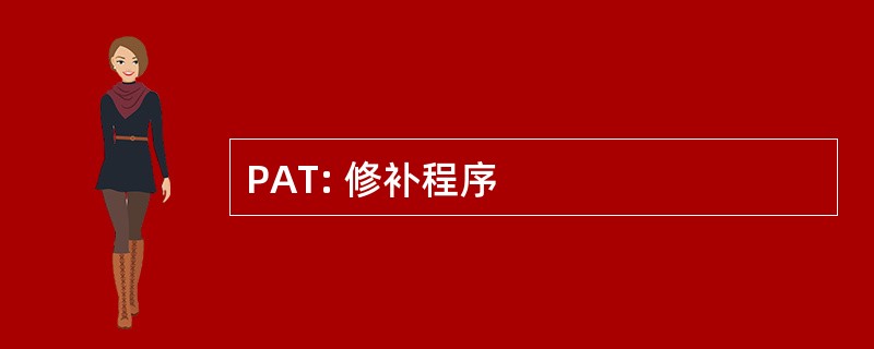 PAT: 修补程序