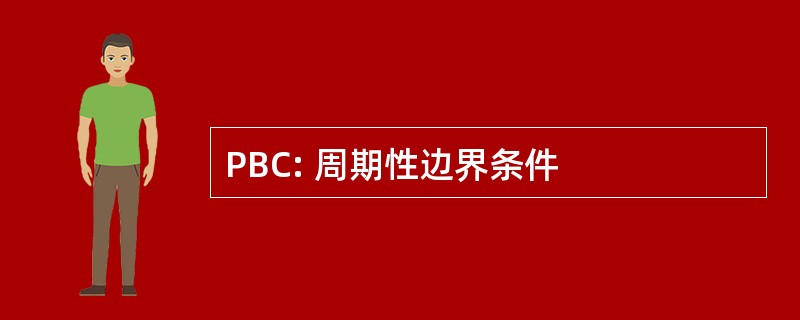 PBC: 周期性边界条件