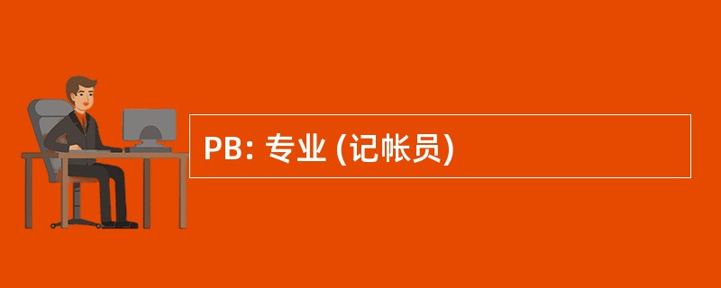 PB: 专业 (记帐员)