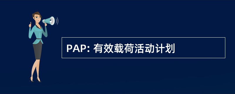 PAP: 有效载荷活动计划