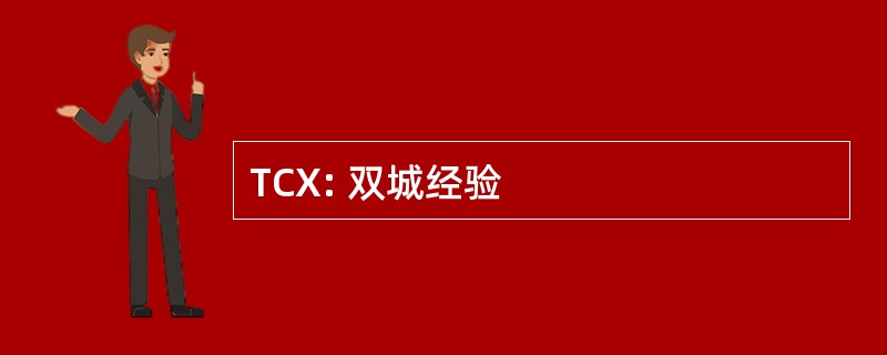 TCX: 双城经验