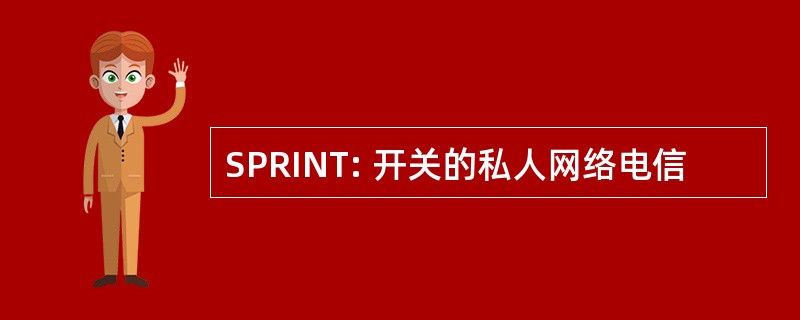 SPRINT: 开关的私人网络电信