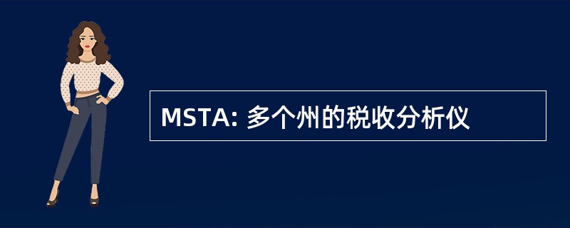 MSTA: 多个州的税收分析仪