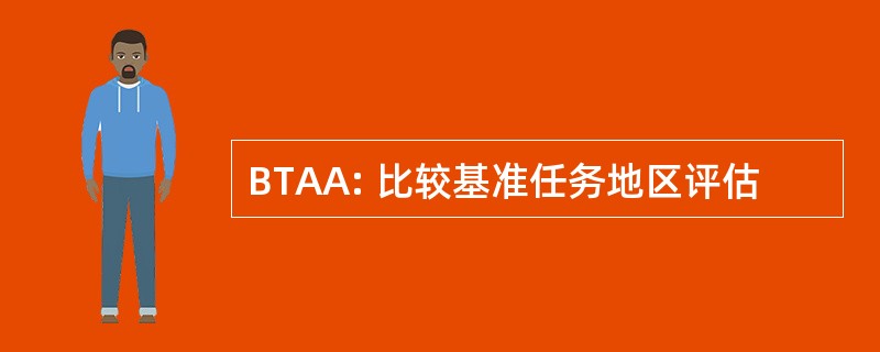 BTAA: 比较基准任务地区评估