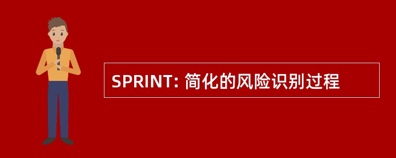 SPRINT: 简化的风险识别过程