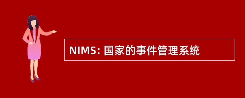 NIMS: 国家的事件管理系统