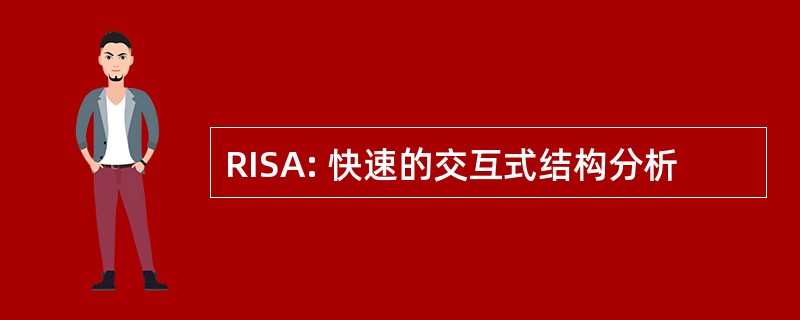 RISA: 快速的交互式结构分析