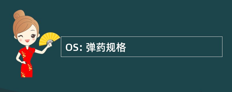 OS: 弹药规格