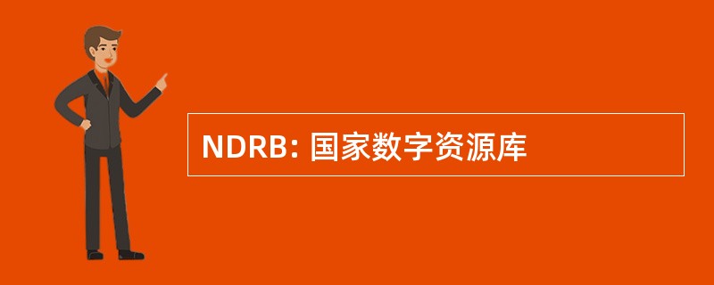 NDRB: 国家数字资源库