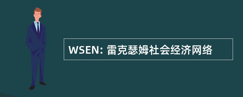 WSEN: 雷克瑟姆社会经济网络