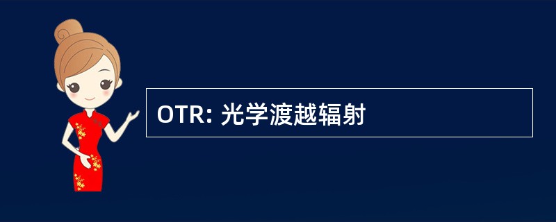 OTR: 光学渡越辐射