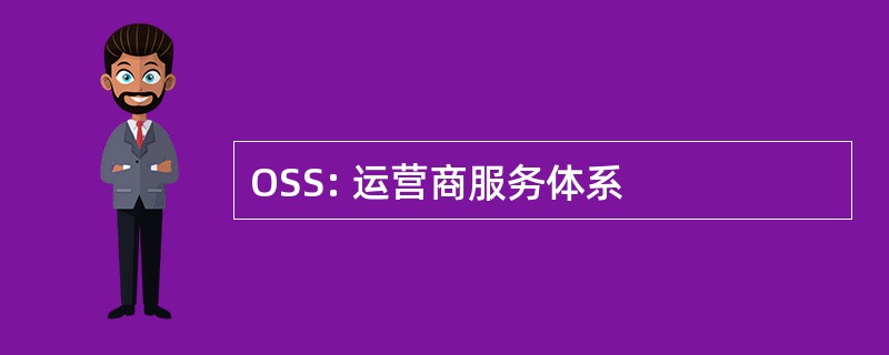 OSS: 运营商服务体系