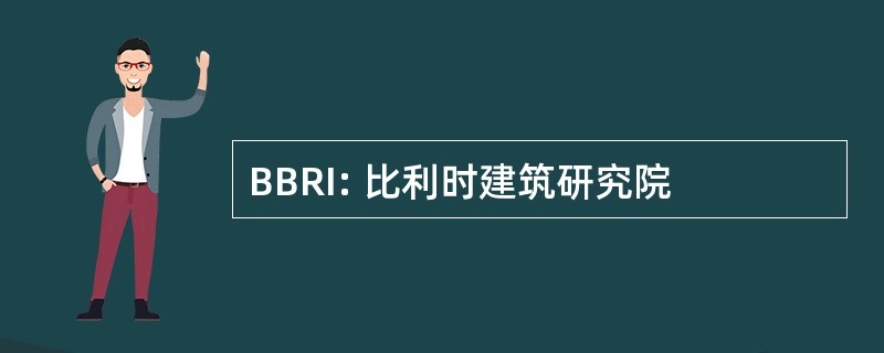 BBRI: 比利时建筑研究院