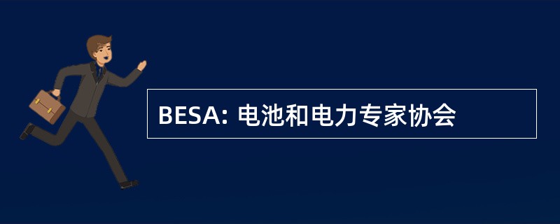 BESA: 电池和电力专家协会