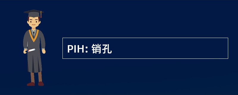 PIH: 销孔