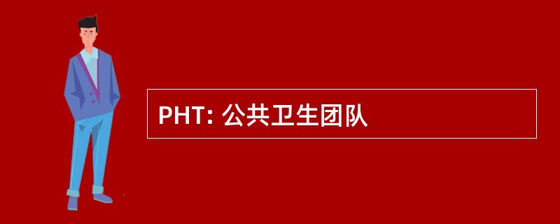 PHT: 公共卫生团队