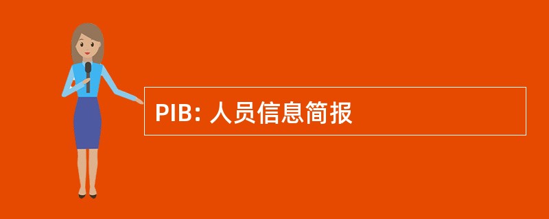 PIB: 人员信息简报