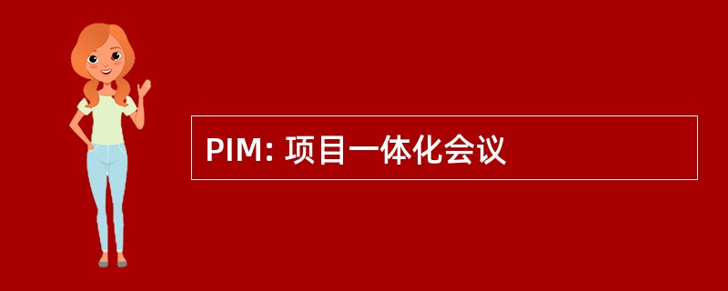 PIM: 项目一体化会议