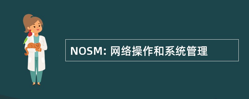 NOSM: 网络操作和系统管理