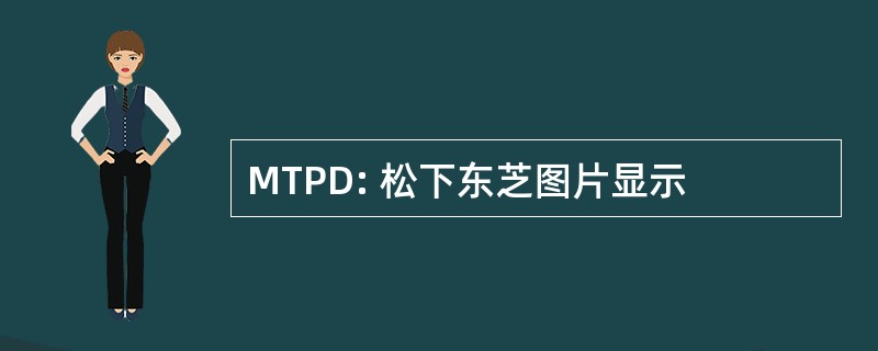 MTPD: 松下东芝图片显示