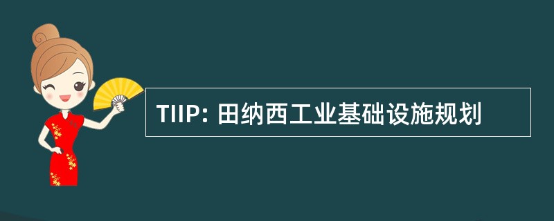 TIIP: 田纳西工业基础设施规划