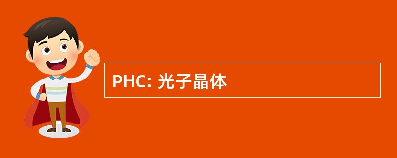 PHC: 光子晶体