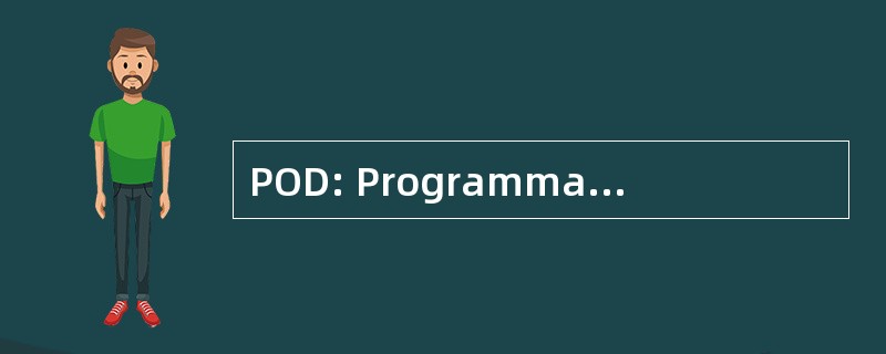 POD: Programmatorische Overheidsdienst