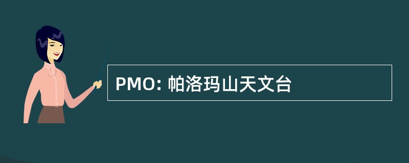 PMO: 帕洛玛山天文台