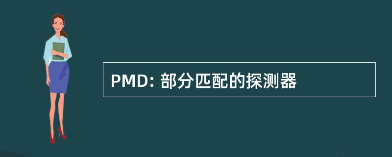 PMD: 部分匹配的探测器