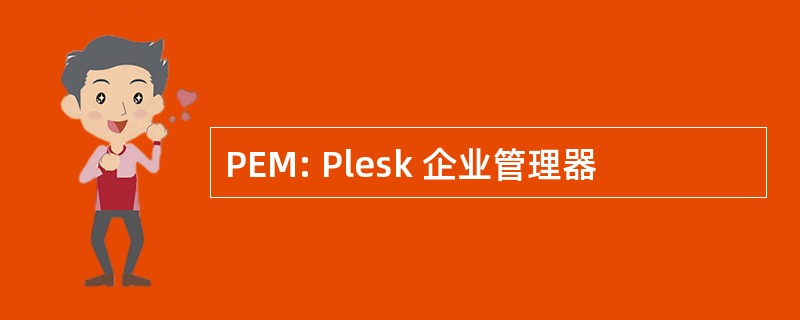 PEM: Plesk 企业管理器