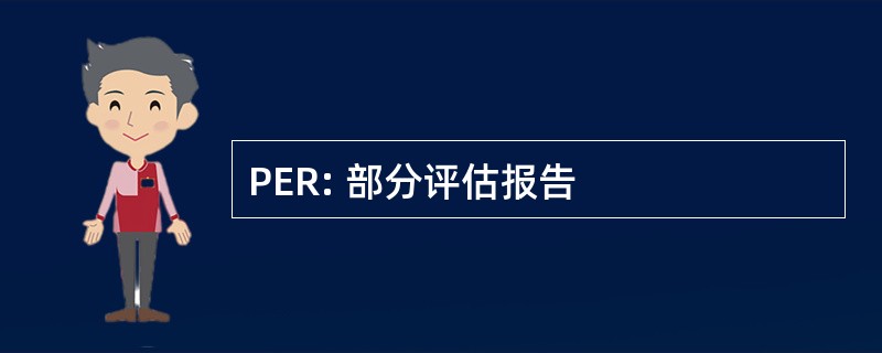 PER: 部分评估报告