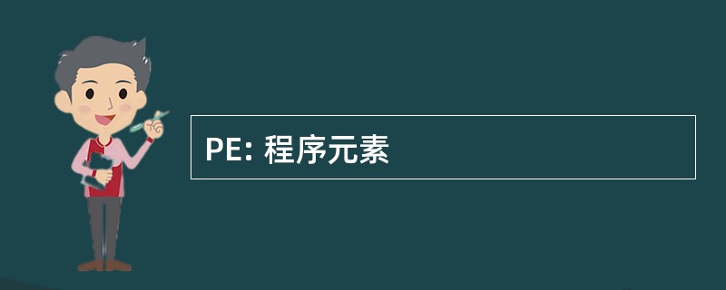 PE: 程序元素