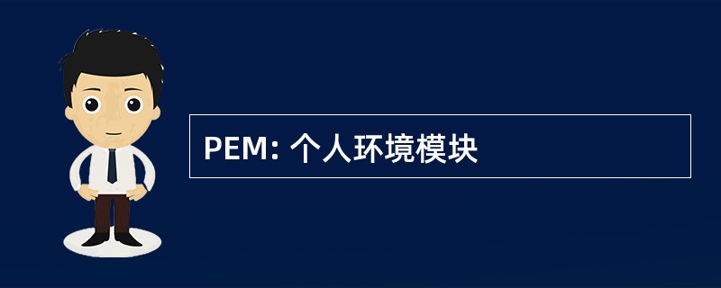 PEM: 个人环境模块