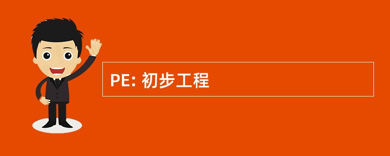 PE: 初步工程