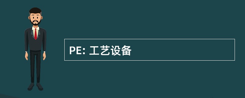 PE: 工艺设备