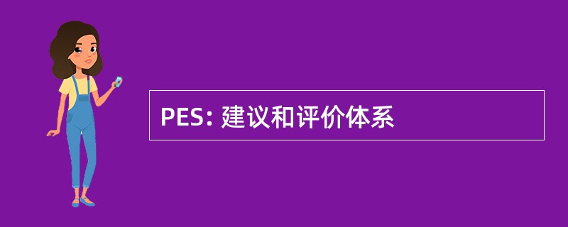 PES: 建议和评价体系