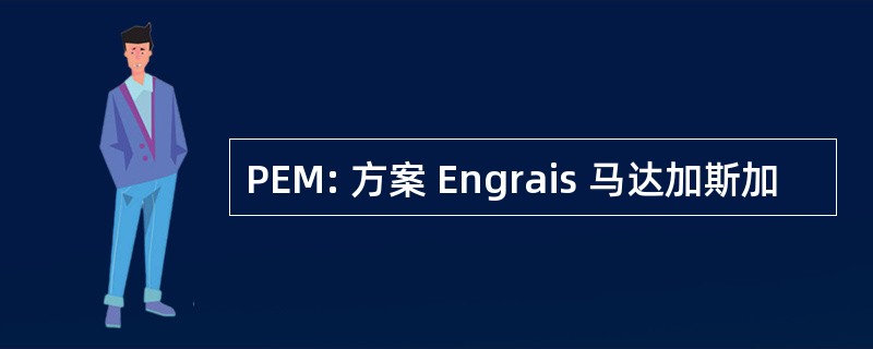 PEM: 方案 Engrais 马达加斯加